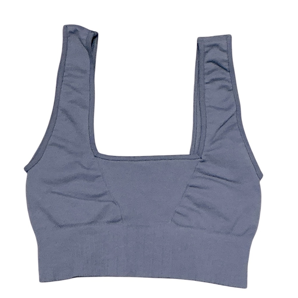 FP MOVEMENT Good Karma Square Neck Bra XS/S Gunmetal NWT - Picture 5 of 6
